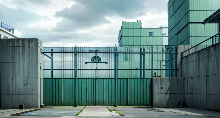 Green Dolphin Street Prison is a maximum security prison facility, unique in the fact that it is built offshore on an island, preventing its detainee from ever escaping to the mainland. 

(Daytime-Cloudy) (Grey Sky) (Raindrops)

(View from the Courtyard)

