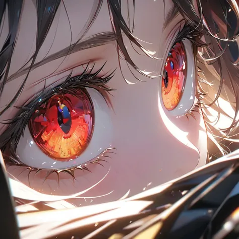 最 high quality , Wonderful_Delicate, Wonderful Delicate eyes, super detailed, beautiful, 8k ,  A girl,  red eyes, bad, Facial Contour,( absurd,  High resolution , super detailed),   masterpiece , , Wonderfulディテール,  super detail ed,   ray tracing ,  Depth o...