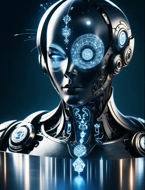 A mysterious futuristic animation showing abstract lines and digital symbols forming the question What is Artificial Intelligence?