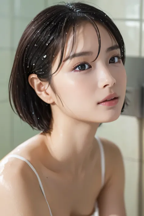 (Take a shower:1.3), (baby face:1.3), ( top quality:1.4), ( very detailed), ( very detailed美しい顔), naked, (Physical toddler :1.2), Great face and 目, iris, ( bob hair:1.3), (Skinny body type:1.5), ( looks up:1.5), Evenly balanced eyes, ( face close-up :1.2),...