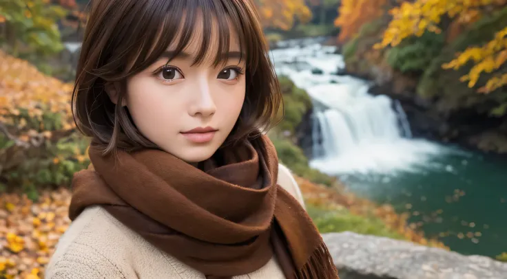 Professional, EF16-35mm F2.8L III, High Definition, 4K, Photo Quality, Realistic, Soft Light Source, Japanese, One Pretty Girl, 20 years old, Brown eyes, Parted bangs, Brown hair, Medium hair, Looking at camera, Upper body & close up on subject.
Season: au...