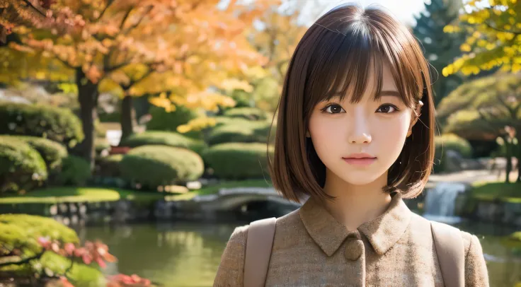 Professional, EF16-35mm F2.8L III, High Definition, 4K, Photo Quality, Realistic, Soft Light Source, Japanese, One Pretty Girl, 20 years old, Brown eyes, Parted bangs, Brown hair, Medium hair, Looking at camera, Upper body & close up on subject.
Season: au...