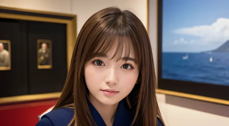 Professional, EF16-35mm f/2.8L III, High Definition, 4K, Photo Quality, Realistic, Soft Light Source, Japanese, One pretty girl, 20 years old, Brown eyes, Parted bangs, Brown hair, Medium hair, Looking at camera, Upper body & close up on subject.
Season: M...