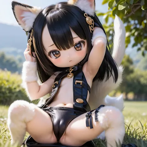     Shiba Inu in a rural landscape、        SEXY POSES      、    nudes、 Chibi、       flat chested、  (((pussy)))