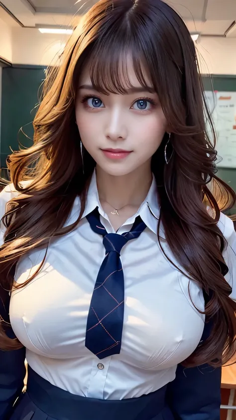 ((( photorealistic)),(( realistic )),(( super high definition )),((8k)),( beautiful lighting arranged in an orderly manner),(( sharp focus )),((Sexy one woman:1.2)),((Schoolgirl uniform:1.4)),Age 19,((Very beautiful and perfect body:1.2)),((A perfect and b...