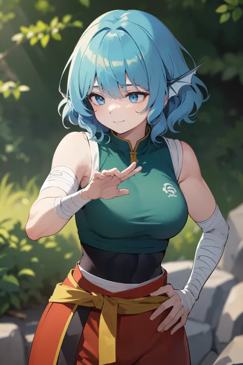 (Best Quality,Unparalleled Masterpiece:1.4),Ultra-Detailed CG 4K,(Ultra-Detailed Clear Absurdly-Vivid white Big Eyes:1.2),Gorgeous Round Detailed Face(Voluptuous:1.4),ADULT(Bangs:1.2)(wakasagihime, 1women, age 20, medium breast, thick, short stack, big hea...