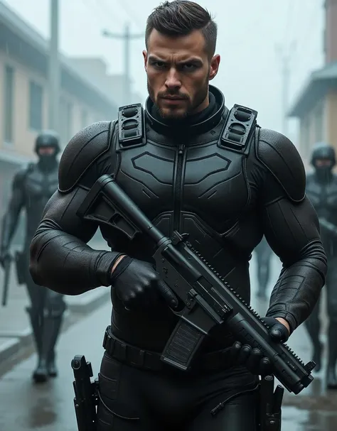 (masterpiece:1.2, Exceptional Quality, Mirror-like, Cinematic Experience, Best illustrations:2.0), Ultra-high resolution, Very detailed, 8k, wallpaper, (Super sexy man:0.5), (Super muscular:2.0), (Nicholas Alexander Chavez:2.0), (muscle male space soldier:...