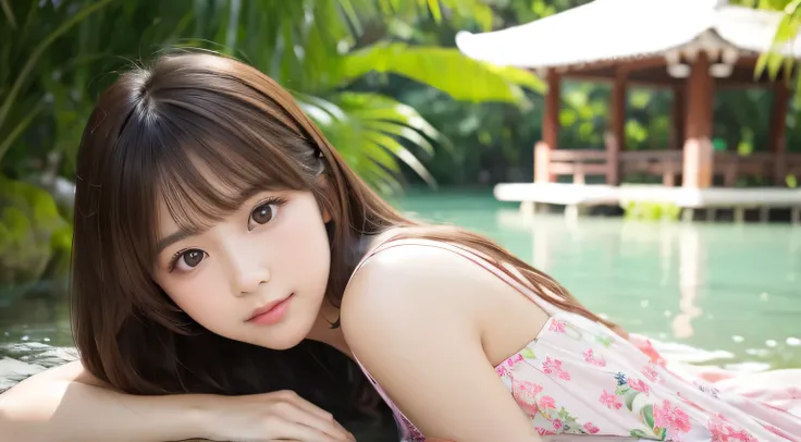 Professional, EF16-35mm f/2.8L III, high definition, 4K, photo quality, realistic, soft light source, Japanese, one pretty girl, 20 years old, brown eyes, parted bangs, brown hair, medium hair, looking at camera, close up on upper body & subject.
Season: A...