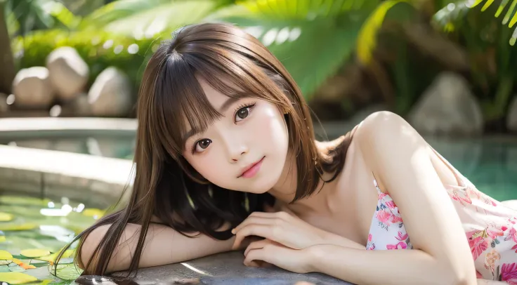 Professional, EF16-35mm f/2.8L III, high definition, 4K, photo quality, realistic, soft light source, Japanese, one pretty girl, 20 years old, brown eyes, parted bangs, brown hair, medium hair, looking at camera, close up on upper body & subject.
Season: A...