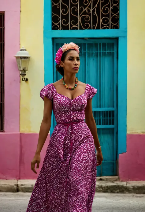 Cuba,If I were a beautiful real woman walking
