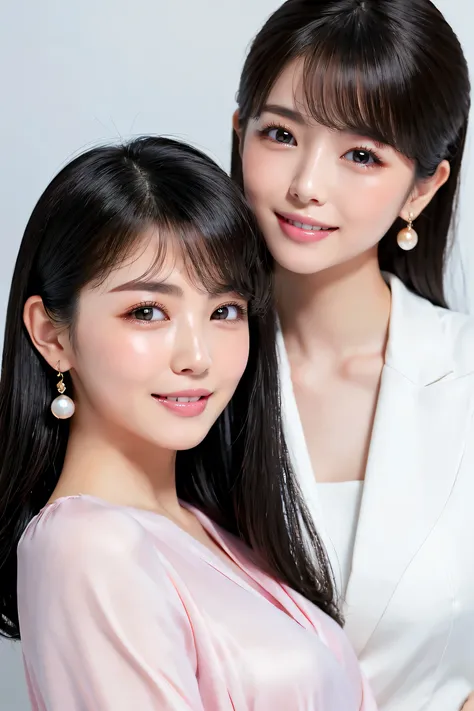   confident ,   attractive,  Modest Japanese female CEO in her early 30s  ,  Clear oval face that maintains an elegant mid-tone composition  .   upper body to head shots   ,  Capture facial structure from 4 angles  .  Tilt the angle  , Wise Eye,  Maintain ...