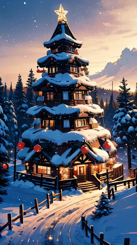  Santa Claus Village、 Very Busy Right Before Christmas 、 I have no trouble getting ready for a 6-headed reindeer sled for gift delivery、 Santa Claus Boarding the Sleigh 、 Sled Mechanic Girl 、 Girl in charge of loading presents 、 Reindeer Caretaker Girl 、 O...