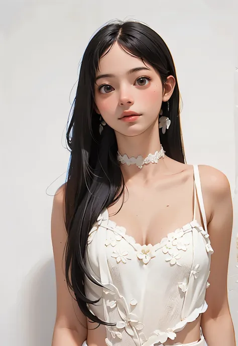 (masterpiece,best quality,ultra high res,photorealistic,realistic,  raw photo, photograph),
(amazing, finely detail, an extremely delicate and beautiful, sharp focus),
1girl,(full body, Nine-headed body),Happy, sexy, choker, stunner, cleavage 