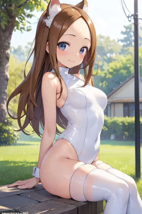 (1girl)(master detailed anime)(master quality)(RAW Photos))(8K)(Realistic, photo Realistic:1.2), ((Highest quality))(Ms. Takagi who is good at teasing)(takagi-san)(naked)(A bewitching beauty with a real human body,Perfect Anatomy(Blonde Hair)(shine eyes)(D...