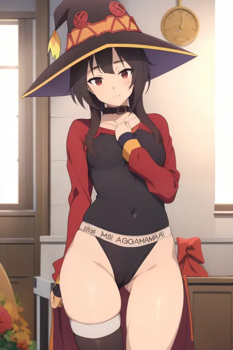 Megumin
obra maestra,  The best quality ,
Sibitai.preview, underwear, panties, black panties, sports well, detail, thighs, cameltoe, topless, ass posee, sexy pose