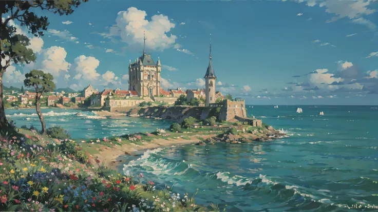 Beside a pumice isle in Baiaes bay,
And saw in sleep old palaces and towers
Quivering within the waves intenser day,
All overgrown with azure moss and flowers