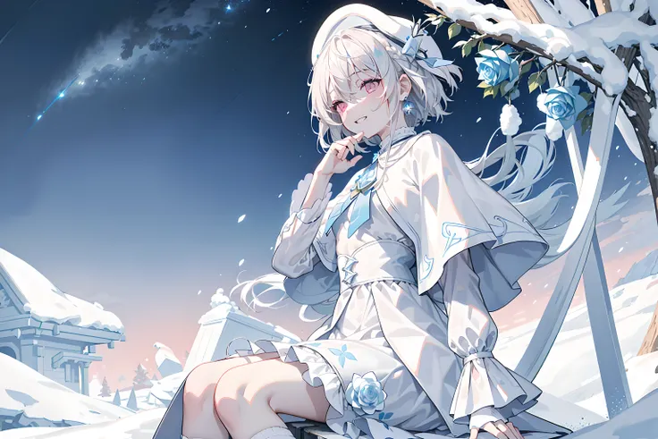 (best quality), (top-quality), (hight resolution), 8K images, (masterpiece), ((perfect face)), (detailed face), (detailed eyes), (clear lines), hair strand,Light skin, ((1girl)), (((solo))), beautiful fantasy anime, top rated on pixiv, ((short hair)), (exp...
