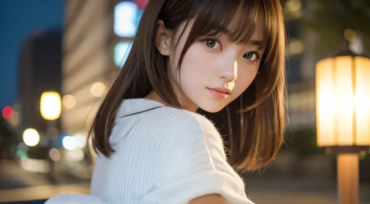 Professional, EF16-35mm f/2.8L III, high definition, 4K, photo quality, realistic, soft light source, Japanese, one pretty girl, 20 years old, brown eyes, parted bangs, brown hair, medium hair, looking at camera, close up on upper body & subject.
Season & ...