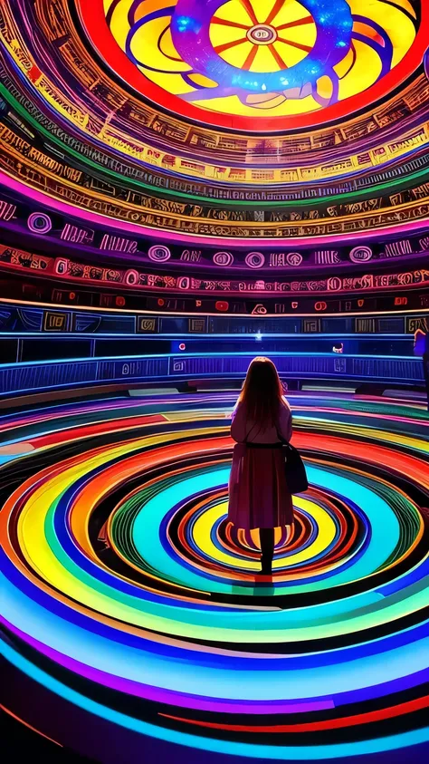 The Labyrinth of Time, colorful , psychedelic,Between , Kindness 