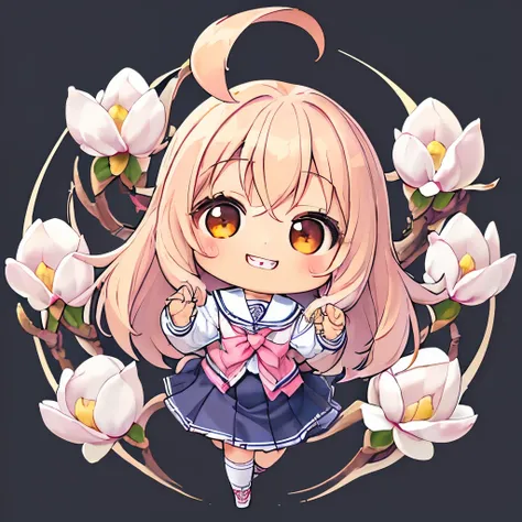 top quality、 high definition 、masterpiece、 Detailed Background 、 Beautiful Faces in Every Detail 、 anatomically accurate 、detailed expression、Detailed、((whole body、 from behind:1.5、 backshot、 facing the side))、break(( One Girl :1.2)、(Chibi Girl:1.2))、 big...