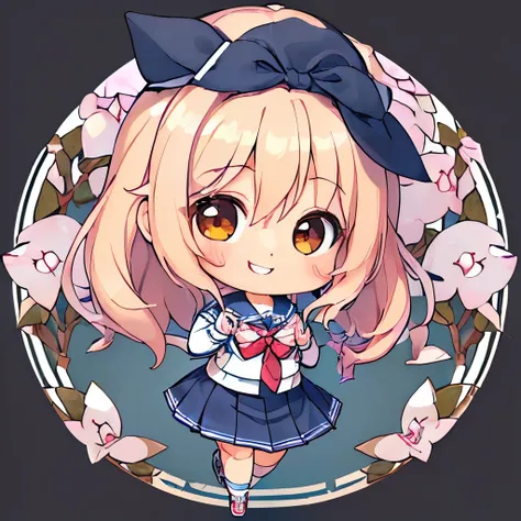 top quality、 high definition 、masterpiece、 Detailed Background 、 Beautiful Faces in Every Detail 、 anatomically accurate 、detailed expression、Detailed、((whole body、 from behind:1.5、 backshot、 facing the side))、break(( One Girl :1.2)、(Chibi Girl:1.2))、 big...