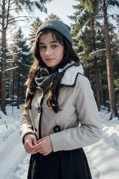 20 year old Anne Frank knows that i am very injured in the snowy forest freezing