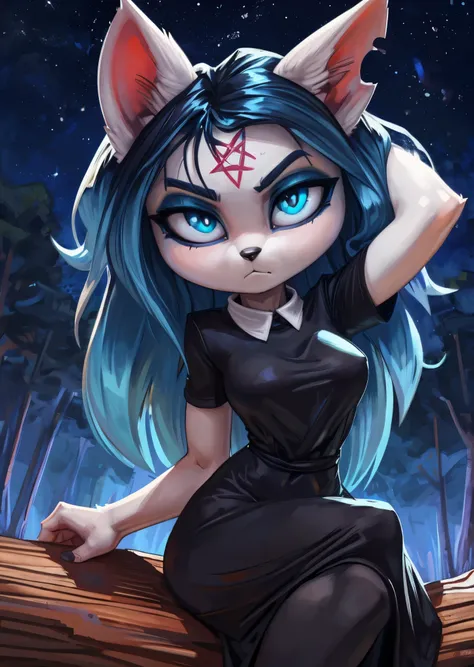 ((Claire the summoning)), ((thefuckingdevil)), ((wamudraws)), ((pixelsketcher)), ((masterpiece)), ((HD)), ((high resolution)), ((solo portrait)), ((waist up)), ((front view)), ((detailed fur)), ((detailed soft shading)), ((beautiful render art)), {(slim fi...