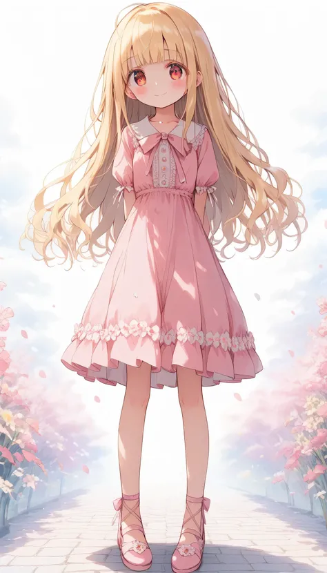 [         WAI-ANI-NSFW-PONYXL:100],
score_9, score_8_up, score_7_up, score_6_up, score_5_up, score_4_up, masterpiece, best quality, source_anime, Beautiful flower fields all around the countryside、
alone,cute 1girl,(loli:1.3),blonde hair,straight long hair...