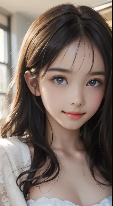 (A hyper-realistic)、(illustratio)、(hight resolution)、(8k)、(ighly detailed)、(Best Illustration)、(beautifully detailed eyes)、(top-quality)、( ultra-detailed)、(masterpiece)、(wall-paper)、(A detailed face)、solo、1 girl in、looking at viewert、fine detailed、A detai...