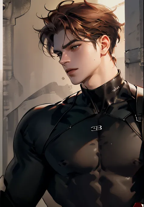    super detailed,       high image quality,    super detaileded,          amazing,              High Definition CG Unity 8K Wallpaper  ,    Movie Screenplay          , stylish sweetheart ,       Jet black suit   , Red Boy.Nice.    Brown Hair、     Ambition...