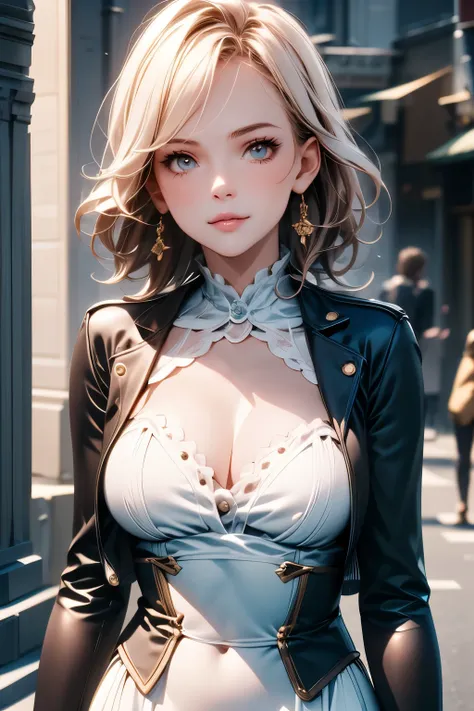 (black riders jacket:1.1), (masterpiece, best quality, pretty girl, beautiful face, 8k, raw photo, photorealistic, absurdres:1.2), teens, cowboy shot, dutch angle, facelight, film grain, chromatic aberration, highres, ultra detailed, finely detail, light b...