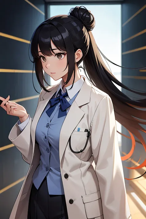 {
  "character_name": "TANAKA Akiko",
  "role": "Psychiatrist",
  "age": 38,
  "gender": "Female",
  "appearance": {
    "hair": "Long black hair, often tied in a neat bun",
    "eyes": "Warm brown, conveys a sense of understanding",
    "build": "slender,...