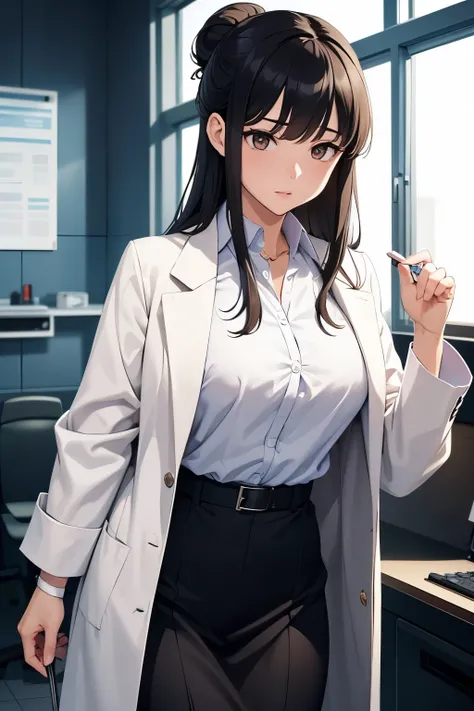 {
  "character_name": "TANAKA Akiko",
  "role": "Psychiatrist",
  "age": 38,
  "gender": "Female",
  "appearance": {
    "hair": "Long black hair, often tied in a neat bun",
    "eyes": "Warm brown, conveys a sense of understanding",
    "build": "slender,...