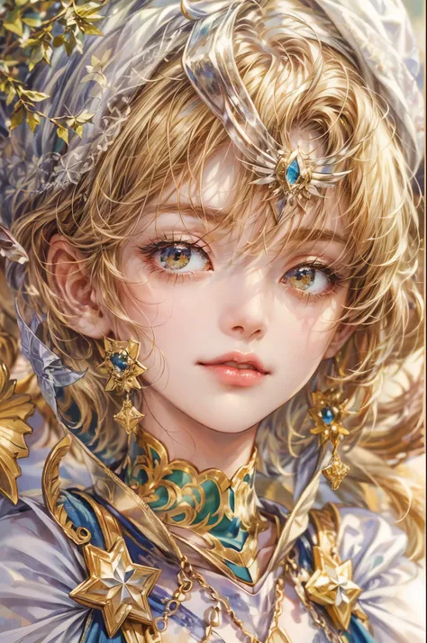 (absurdres, highres, ultra detailed, HDR), masterpiece, perfect face, detailed face, intricate details, watercolor art style, Christmas festive theme, extremely detailed character profile, best quality close-up picture,  serious face, kpop face , young boy...