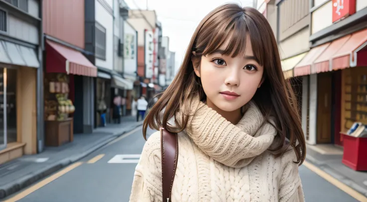 Professional, EF16-35mm F2.8L III, High Definition, 4K, Photo Quality, Realistic, Soft Light Source, Japanese, One pretty girl, 20 years old, Brown eyes, Parted bangs, Brown hair, Medium hair, Upper body & close up on subject.
Location: Akashi, Hyogo.
Seas...