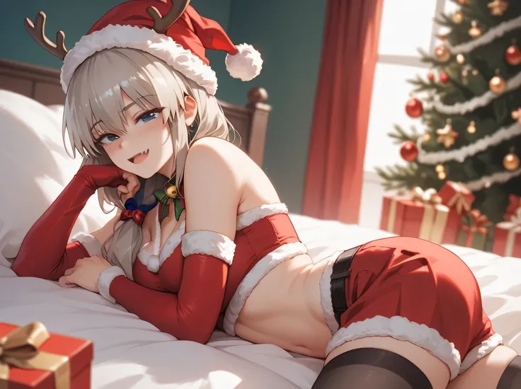 uzaki tsuki in Christmas