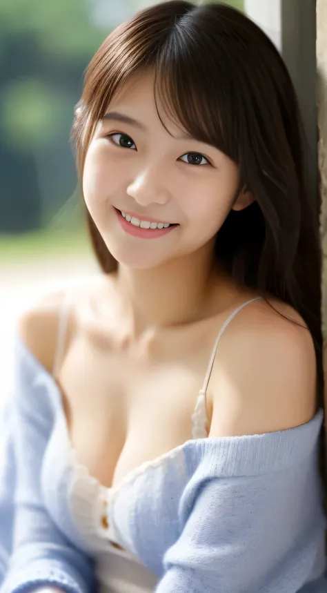 masterpiece,best quality,(Japanese girl),((Beautiful girl)),cleavage,(off shoulder:1.2),(perfect body beauty:1.2),(shy smile),From slightly above