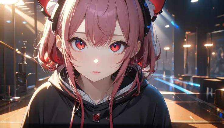 最 High Quality ,  amazing_delicate,  amazing delicate eyes,  more,  beautiful, 8k ,  One Girl ,  red eyes, evil, Facial Contour,( absurd,  high definition ,  more), masterpiece, The perfect solution,  amazingディテール,  moreed,   ray tracing,  Deep Border ,  m...