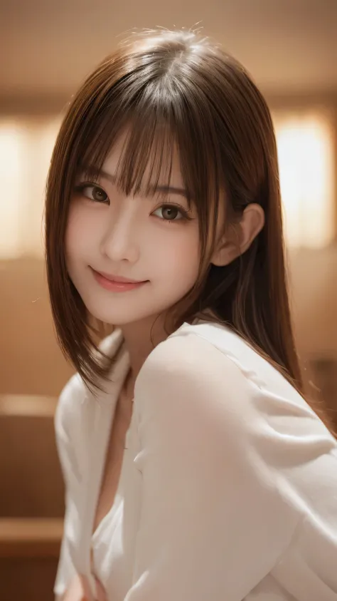 ( top quality)),( super high resolution ),( super detailed),( Detailed explanation ),(( best CG )),(masterpiece),Extremely Fine Art ,

Close-up of a woman in a white shirt, Beautiful woman face, Attractive beautiful face, Beautiful face and perfect skin, D...