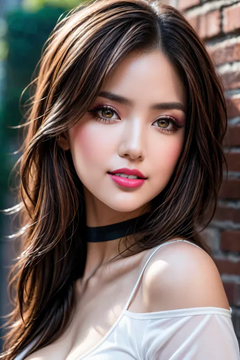 Realistic (photorealistic Realism), (high resolution), ((intricately detailed digital art)), professional photography, ((portrait)) a cute 1 Female, European, (ultra realistic texture details: velvety skin, hair),(close-up eyes:1.3),((sharp focus, not blur...