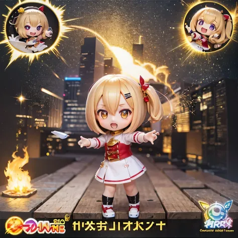 
Armin Girls Chibi 、 The magic of a big fireball、  Nendoroid  