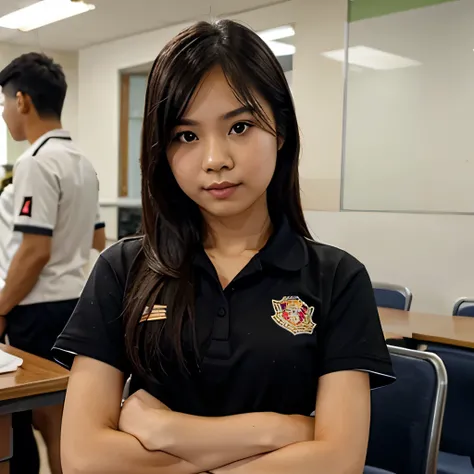 Thai girl wearing student uniform