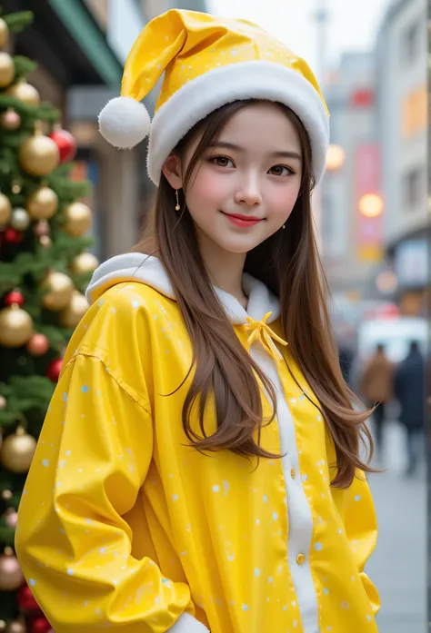 (super cute young face:1.5),(sparkling clear attractive large glowing eyes:1.5), (japanese idol face:1.5),very beautiful cute girl,(baby face:1.4),(thirteen  years old:1.4),exquisite smooth and silky long brown straight hair,fair skin,(happy cheerful smile...