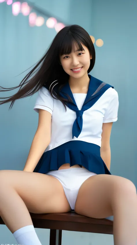 (18 years old, young, cute:1.3), ( Japanese teenage idol :1.2),  super high resolution , real skin,  hyperrealism,  pubic skin,  Professional Photography , ( absurd:1.4), 8k, ( RAW photos :1.2), ( very detailed服飾), ( very detailed脚),  top quality ,  super ...