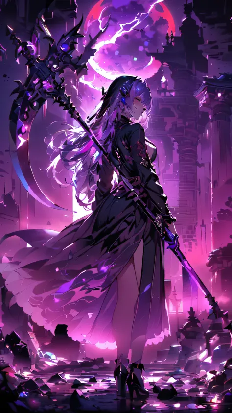 16k,Super fine,masterpiece,best quality, (silhouette art:1.4), (Double Exposure:1.3), The Queen in a stylish and sexy ninja hoodie with one eye covered with a black cloth like an eyepatch that shows off her cleavage and thighs sits cross-legged on her sini...