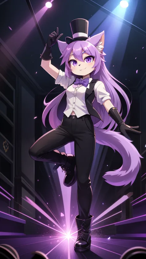 score_9,score_8_up,score_7_up, source_cartoon, source_furry, furry girl, cat, lilac hair, emo hairstyle, long hair, anime style, medium breasts, purple eyes, high quality, detailed body, detailed eyes, detailed face, masterpiece, glistening body, detailed ...