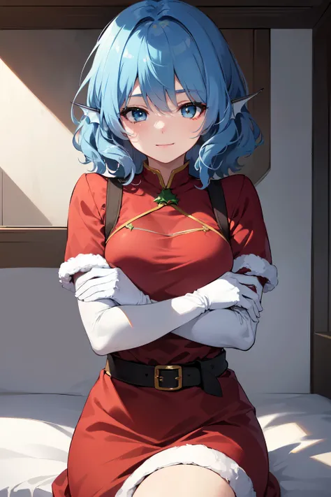 (Best Quality,Unparalleled Masterpiece:1.4),Ultra-Detailed CG 4K,(Ultra-Detailed Clear Absurdly-Vivid white Big Eyes:1.2),Gorgeous Round Detailed Face,ADULT(Bangs:1.2)(wakasagihime, 1women, age 20, medium breast, thick, short stack, big head, white eyes, b...