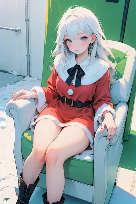 for a long time, dark haired , with warm blue eyes ,Black eyebrows、Bright Clear Eyes , facial features are soft and graceful , cool and elegant , refined spirit ,Absolutely flawless 。
snow-covered skin is white 、 has a rosy glow , soft enough to ...