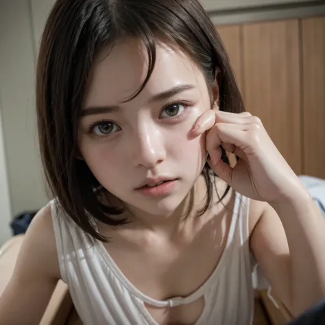 When pure , pretty girls with baby faces change in the dressing room , male students burst into the classroom ., horny boys force them to take off their clothes , beautiful female students in underwear shyly resist ., a female student opens her ...