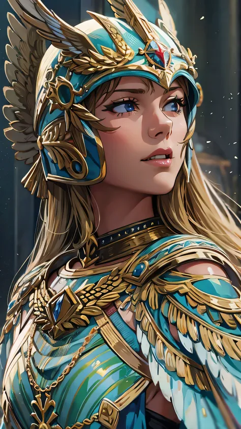 (Translator:.95),  Photograph of a beautiful young valkyrie woman with a high angle、Stefan Kostic&#39;s style,  Realistic Skin Texture ,(winged helmet:1.1), (Valkyrie Armor:1.2), 1 / 2. Body Crop, 8 5mm Art Lens, f 1. 2,  Sharp Focus,  8k High Definition ,...